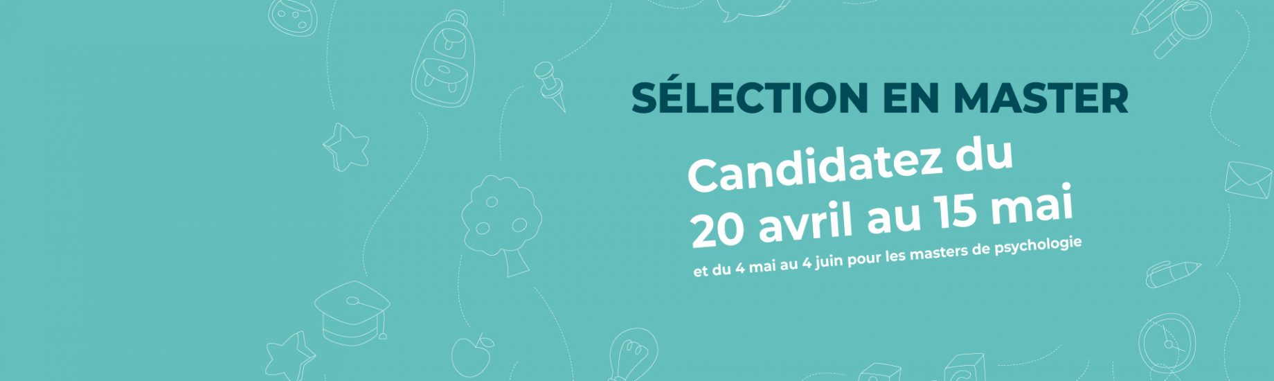 Sélection en Master 2020