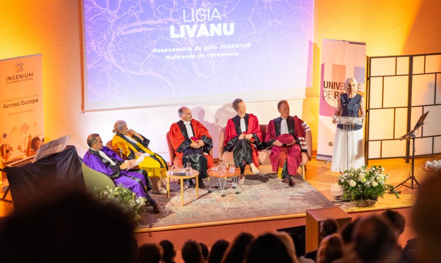 Crémonie Honoris Causa Ligia Livanu
