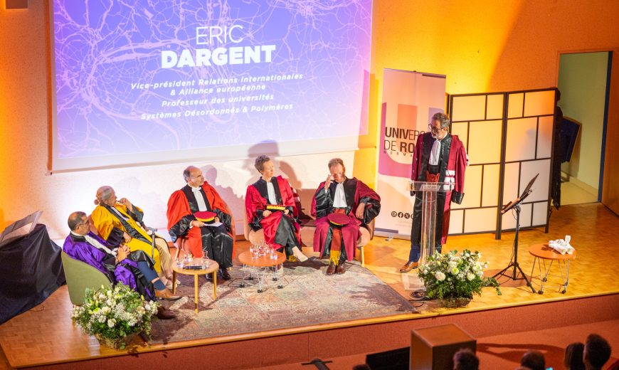 Crémonie Honoris Causa Eric Dargent