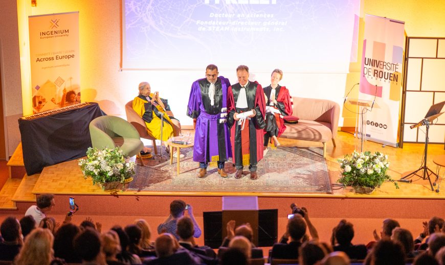 Crémonie Honoris Causa remise diplôme Thomas F. Kelly