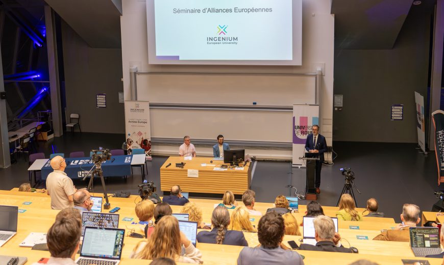 Ouverture du séminaire d'Alliances Européennes par Éric Dargent